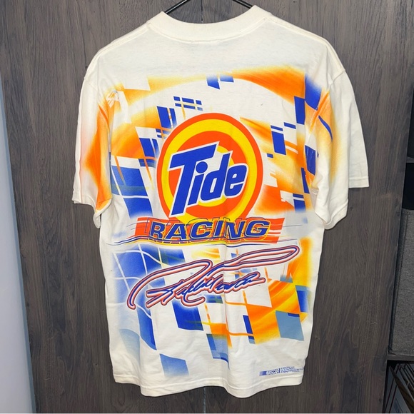 Vintage NASCAR Ricky Craven Tide Racing All Over Print Shirt - Picture 5 of 7